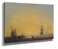 In The Roads Evening by Ivan Konstantinovich Aivazovsky