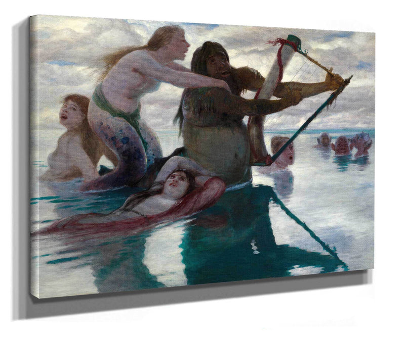 In The Sea by Arnold Bocklin