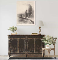 In The Shadow Of The Wing The Black Creature Bit by Odilon Redon