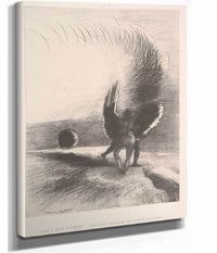 In The Shadow Of The Wing The Black Creature Bit by Odilon Redon