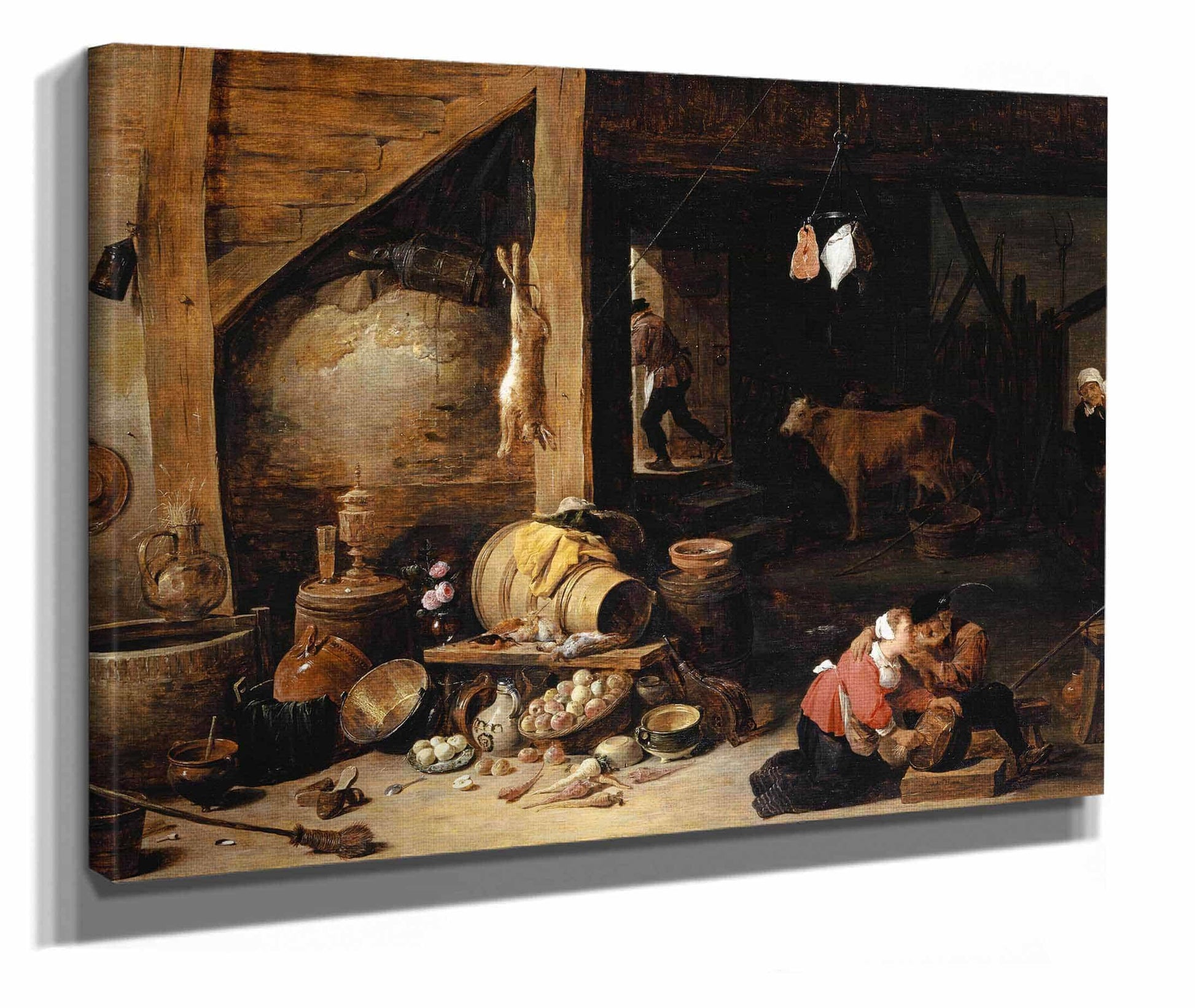 In The Stable by David Teniers The Younger