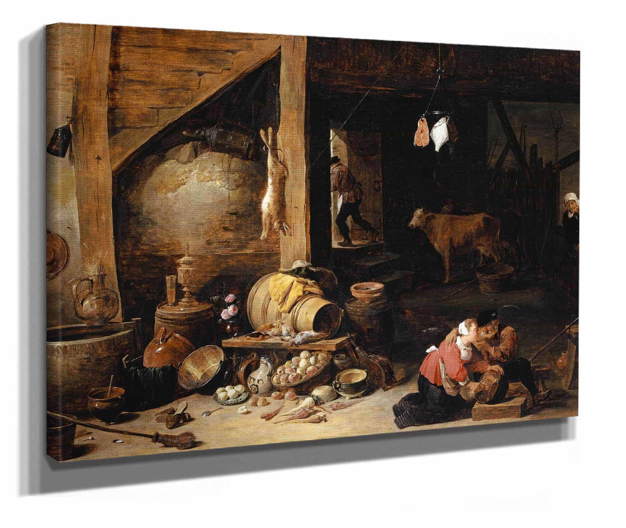 In The Stable by David Teniers The Younger
