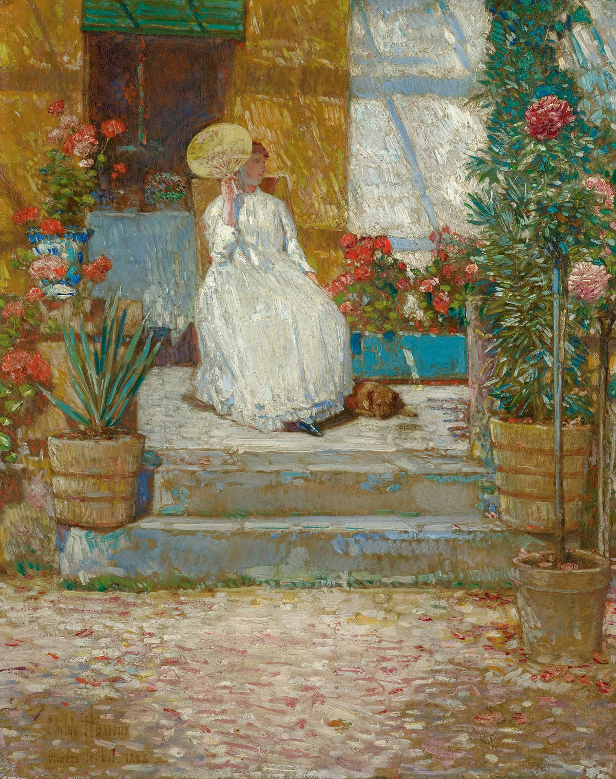 In The Sun by Childe Hassam