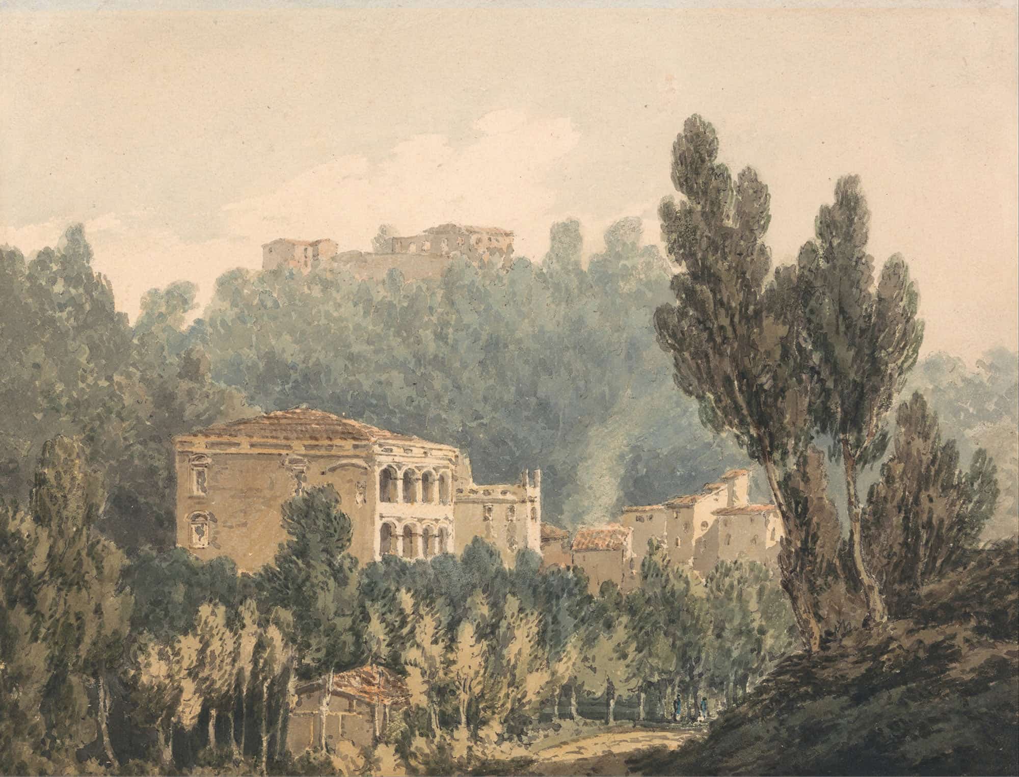 In The Valley Near Vietri by Joseph Mallord William Turner