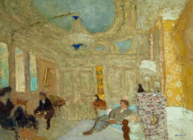 In The Waiting Room by Edouard Vuillard