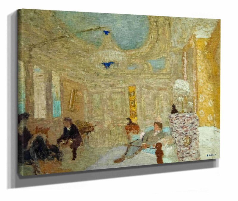In The Waiting Room by Edouard Vuillard