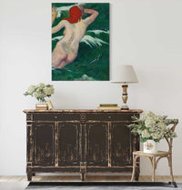 In The Waves Dans Les Vagues by Paul Gauguin