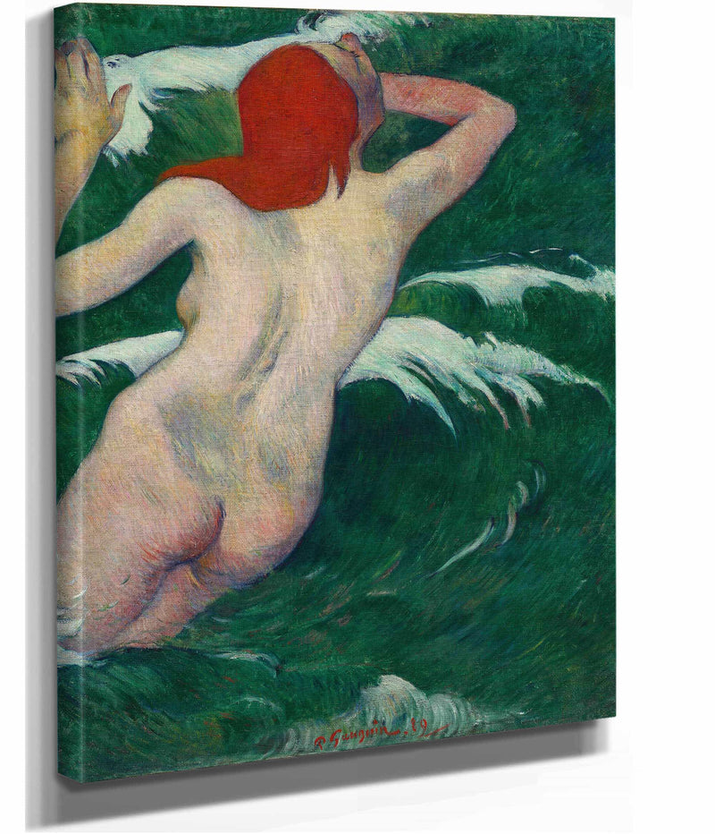 In The Waves Dans Les Vagues by Paul Gauguin