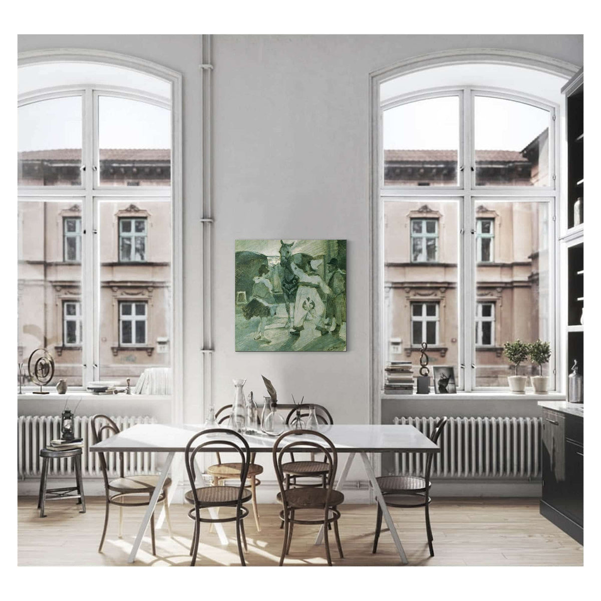 In The Wings At The Circus by Henri De Toulouse Lautrec