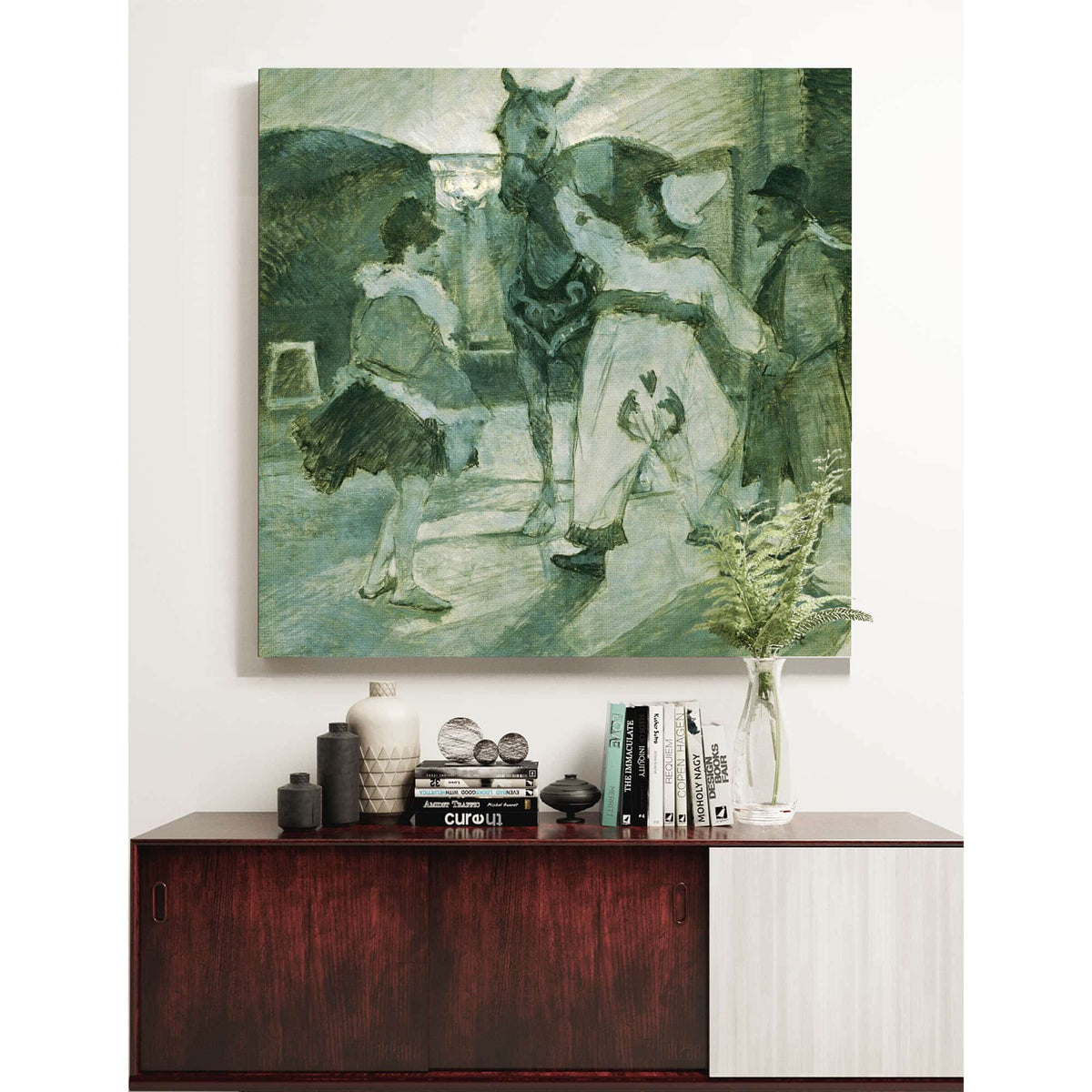 In The Wings At The Circus by Henri De Toulouse Lautrec