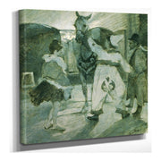 In The Wings At The Circus by Henri De Toulouse Lautrec