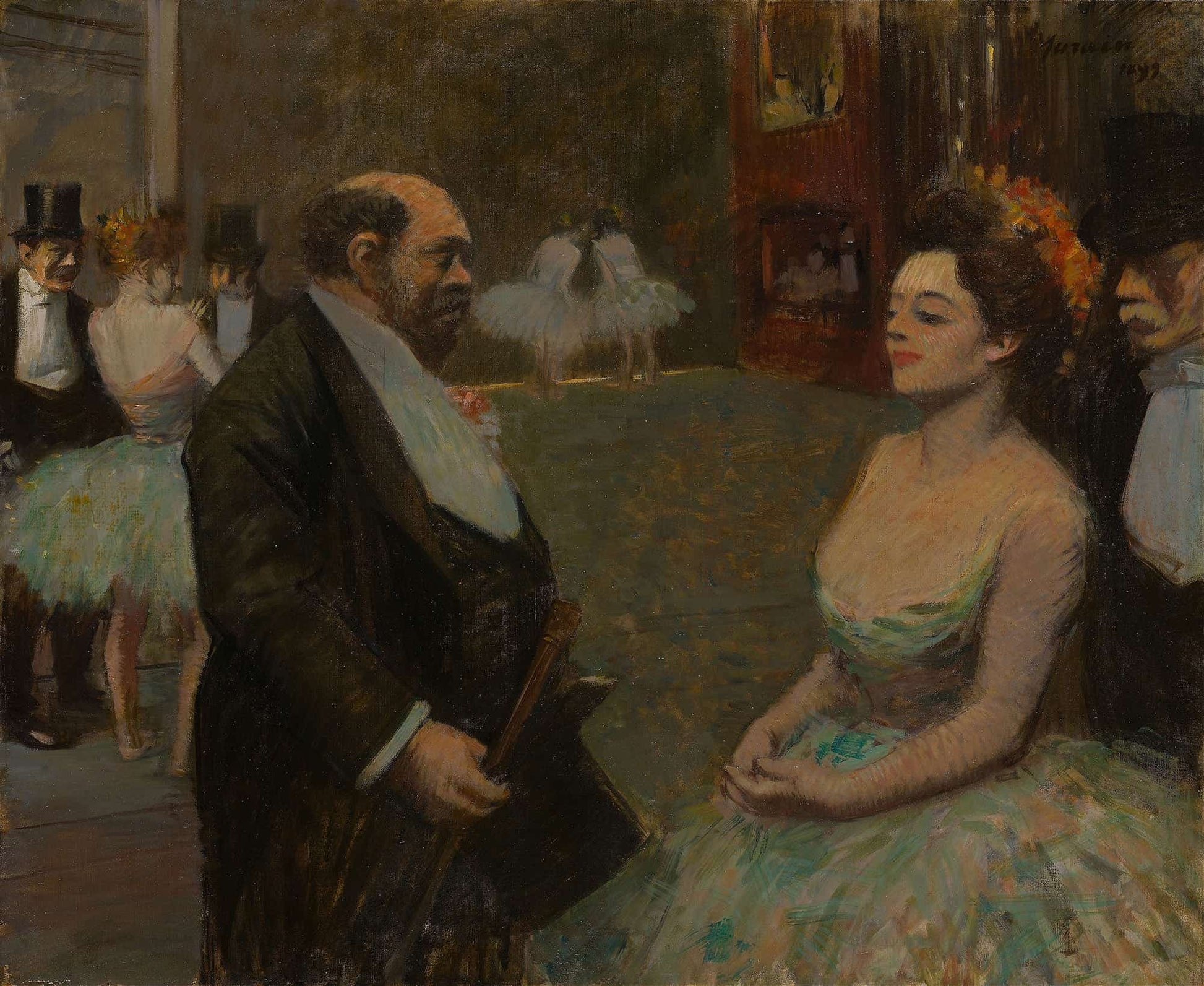 In The Wings by Jean Louis Forain