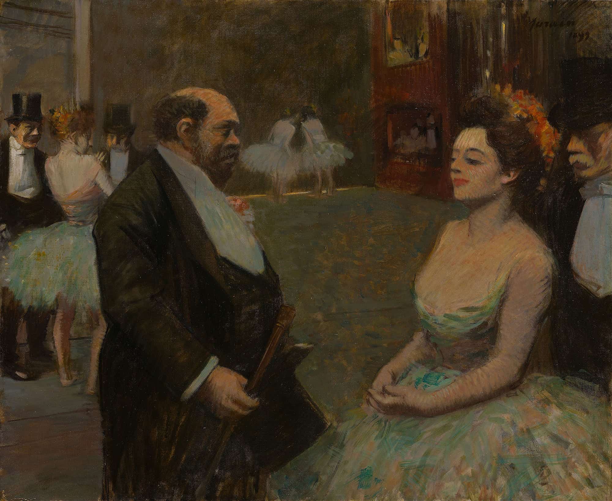 In The Wings by Jean Louis Forain