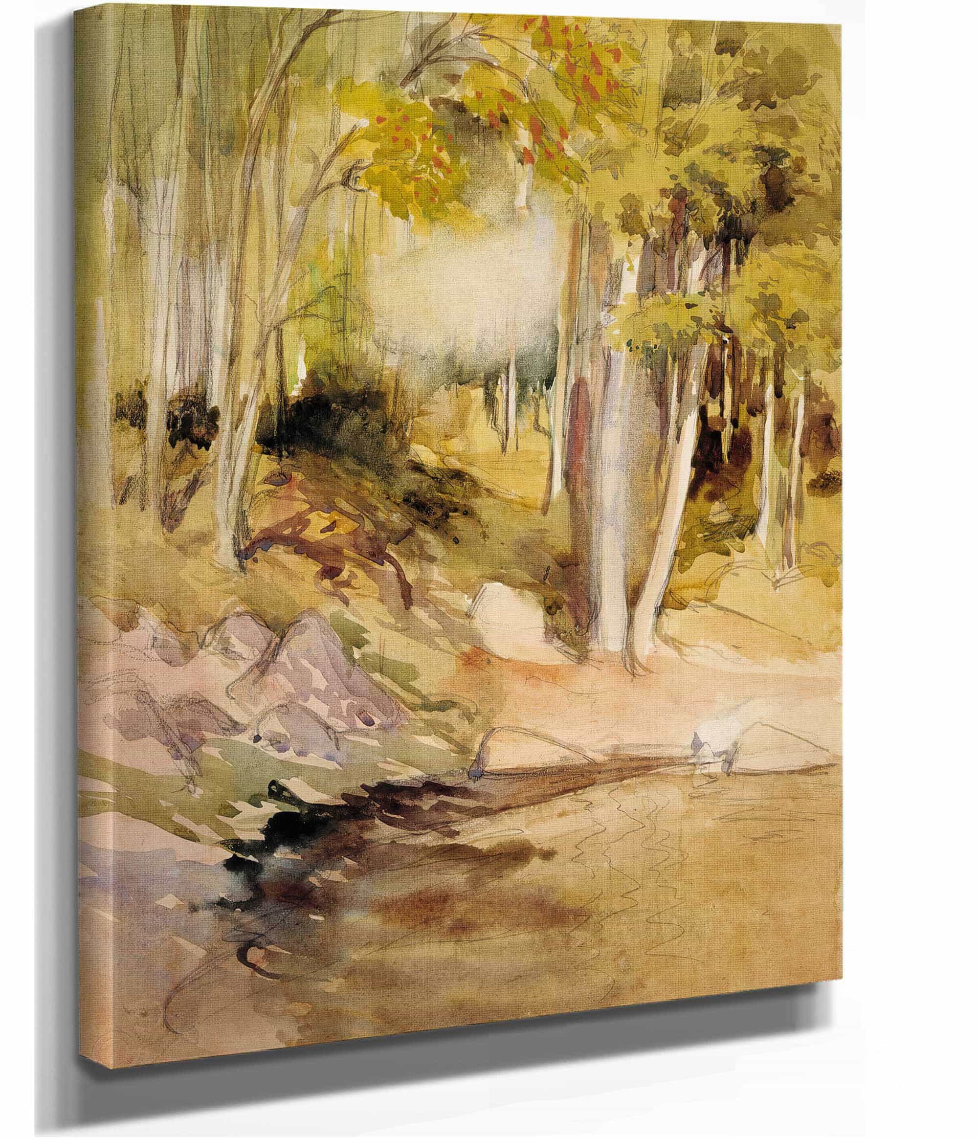 In The Woods by Albert Edelfelt