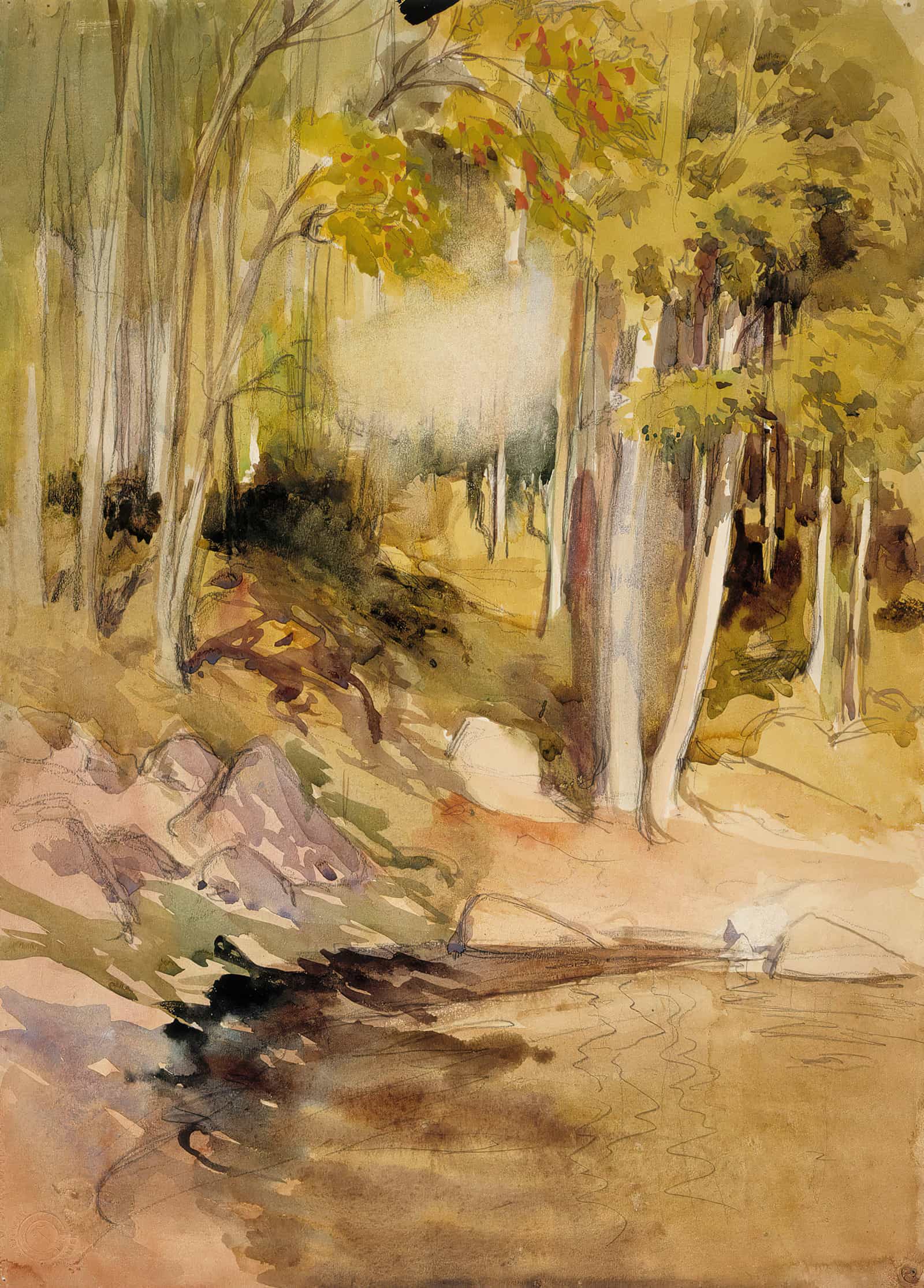 In The Woods by Albert Edelfelt
