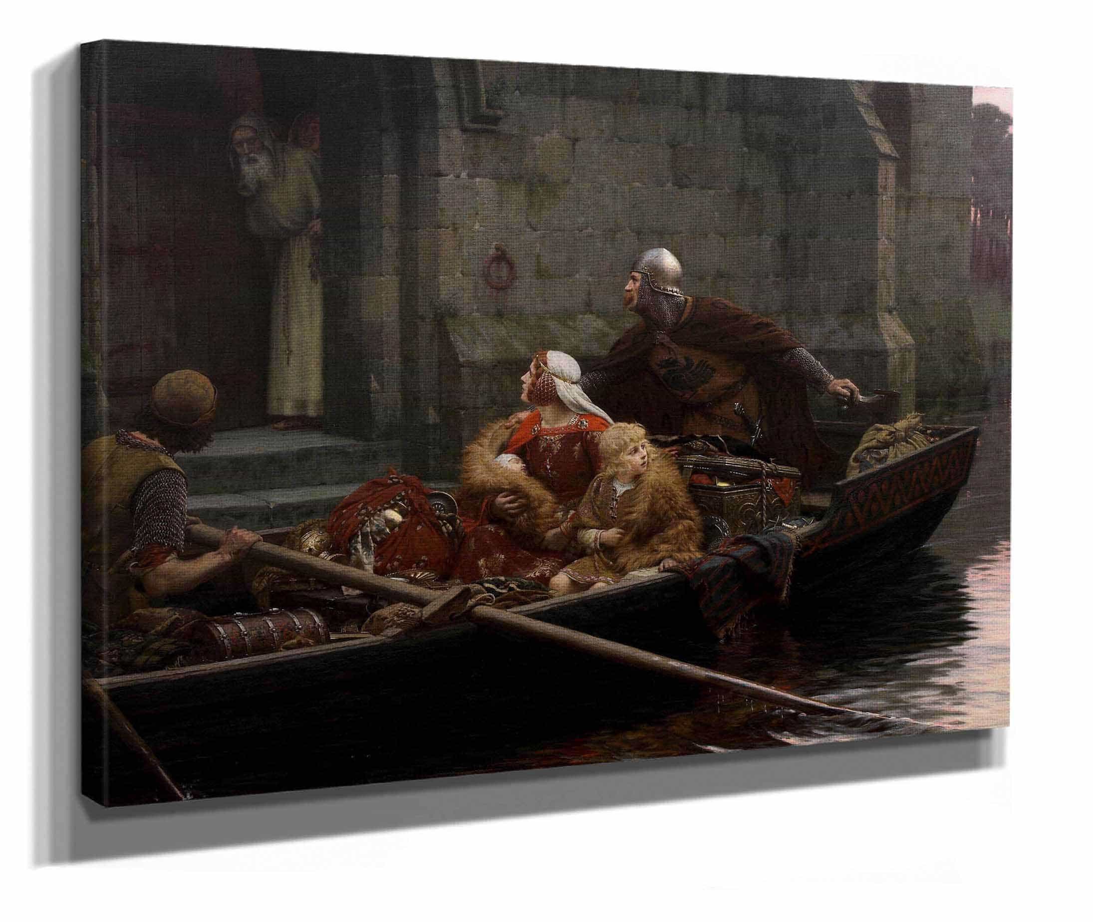 In Time Of Peril by Edmund Blair Leighton