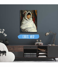 Indian Girl In White Blanket by Robert Henri