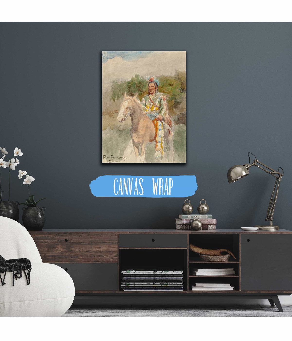 Indian On Horseback by Rosa Bonheur