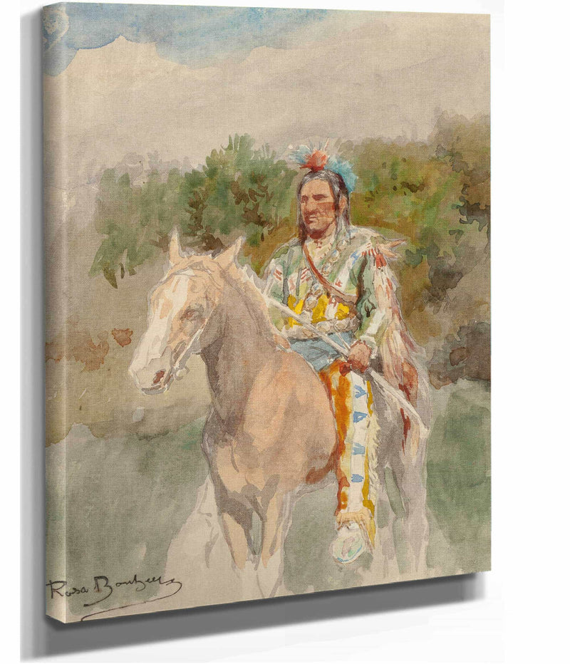 Indian On Horseback by Rosa Bonheur