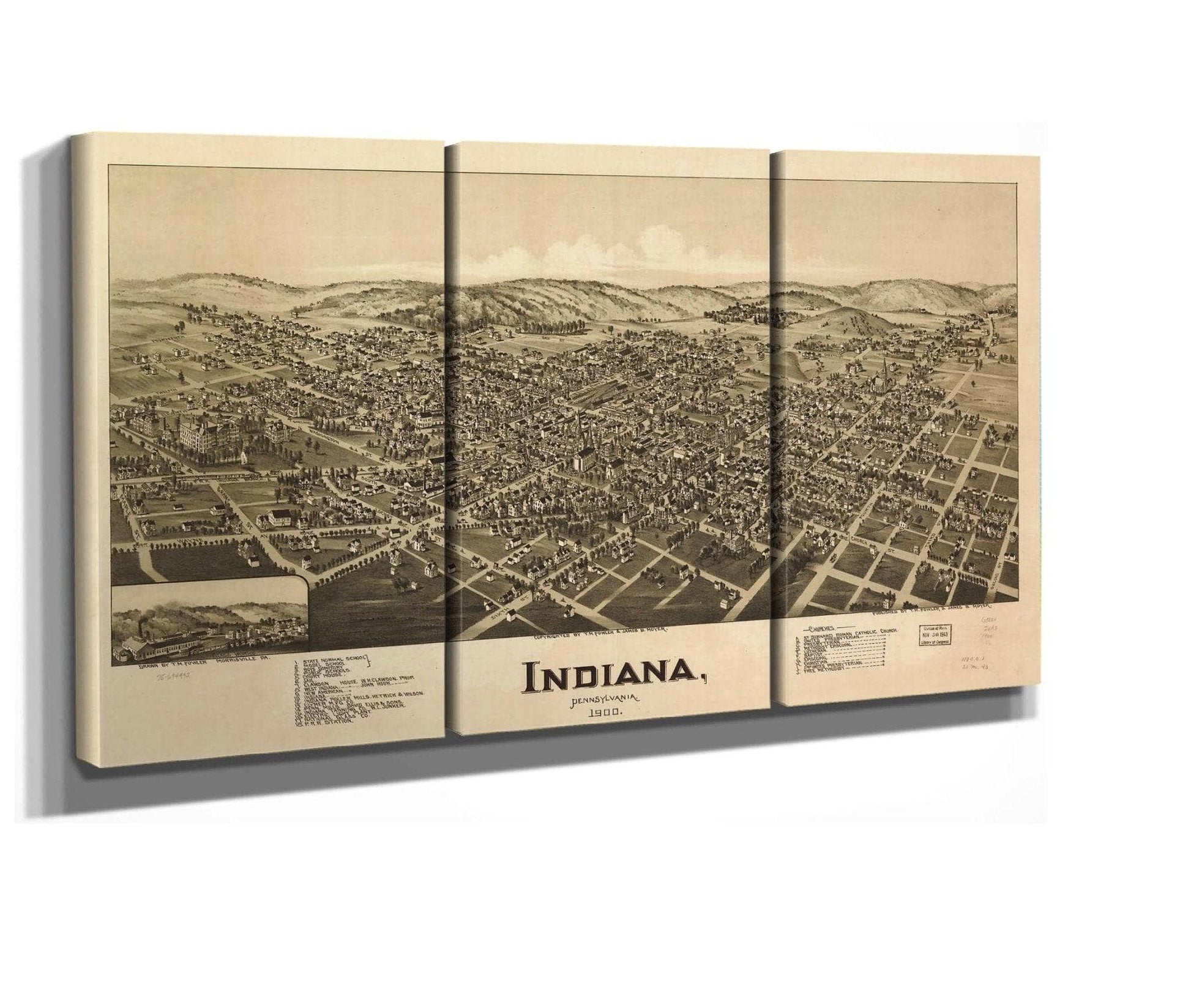 Indiana Pennsylvania 1900  State Of Indiana