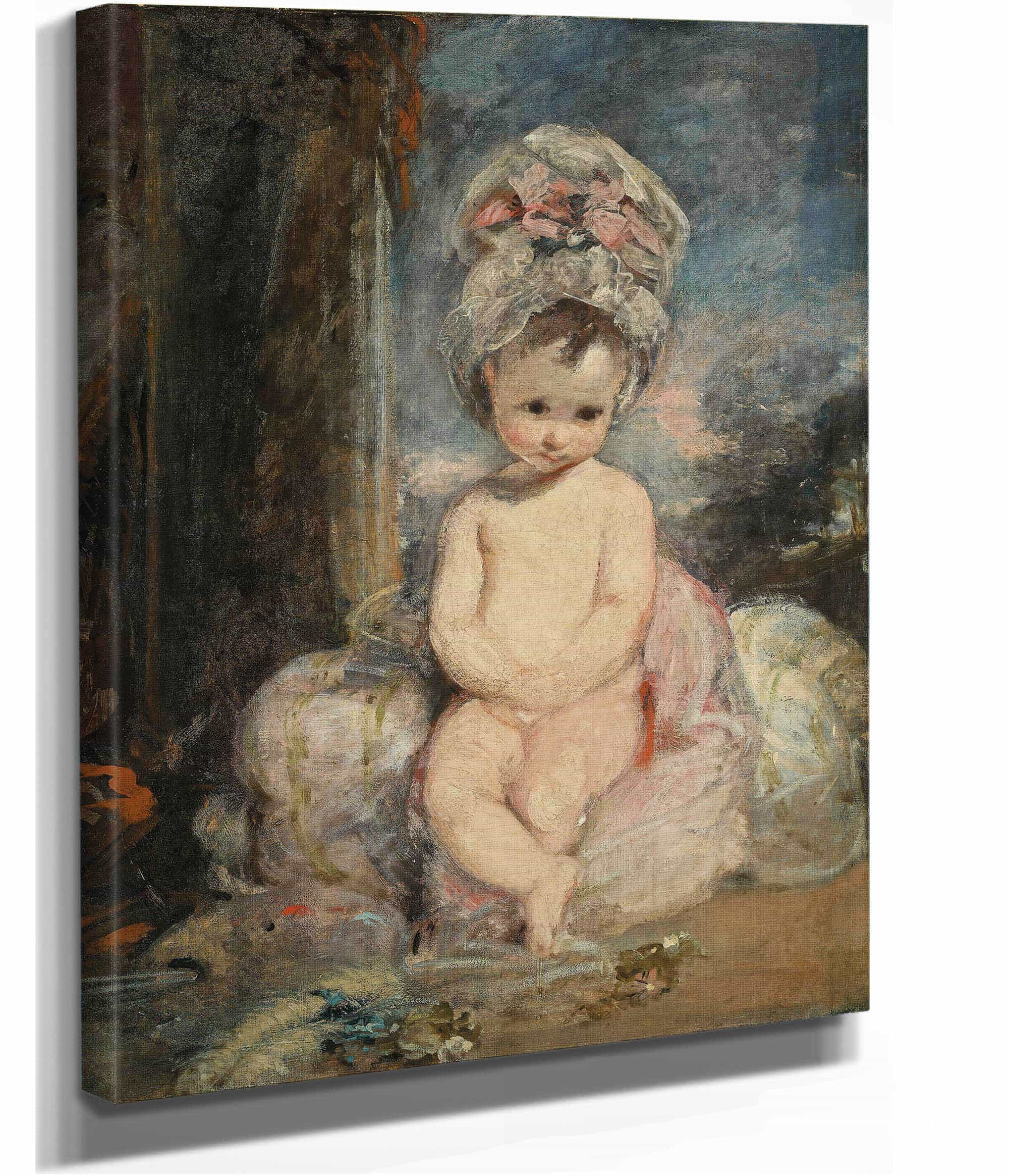 Infant Academy The Mob Cap by Sir Joshua Reynolds