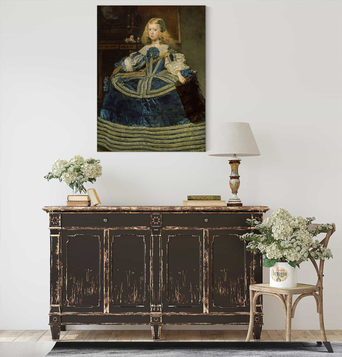 Infanta Margarita Teresa In A Blue Dress by Diego Velazquez Print from