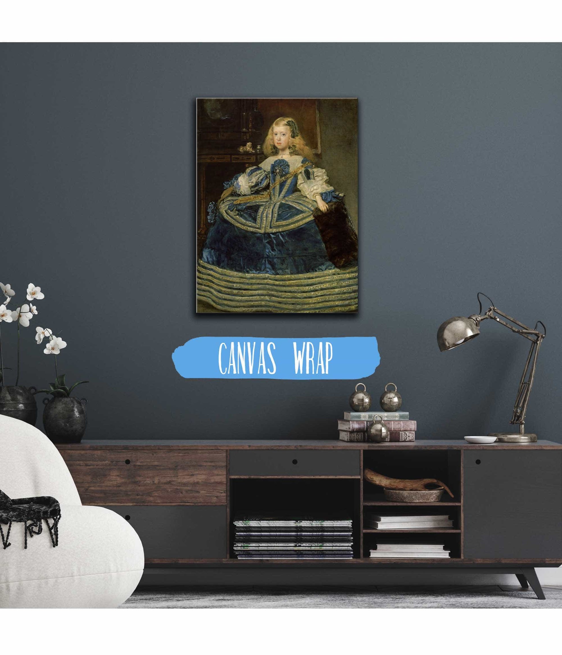 Infanta Margarita Teresa In A Blue Dress by Diego Velazquez