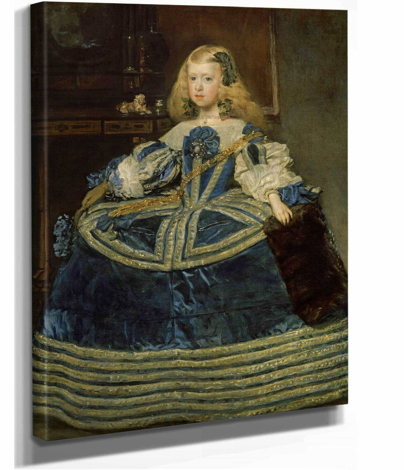 Infanta Margarita Teresa In A Blue Dress by Diego Velazquez