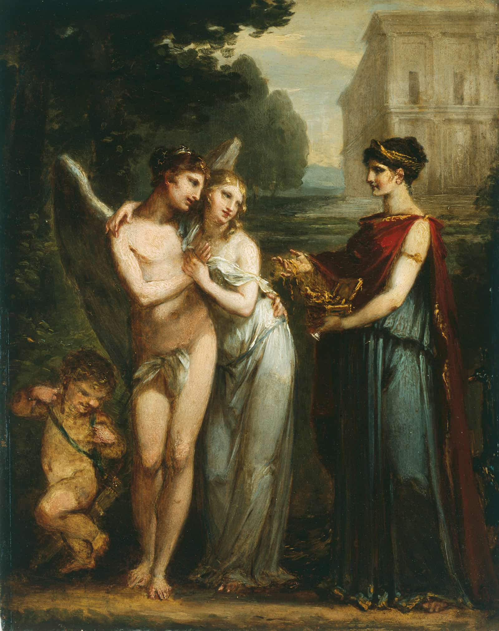 Innocence Preferring Love And Riches by Pierre Paul Prudhon