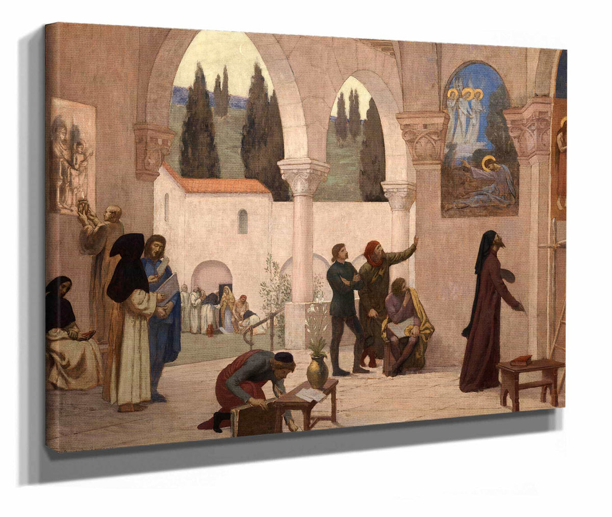 Inspiration Chretienne by Pierre Puvis De Chavannes