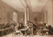 Interieur Dun Grand Cafe Parisien by Louis Leopold Boilly