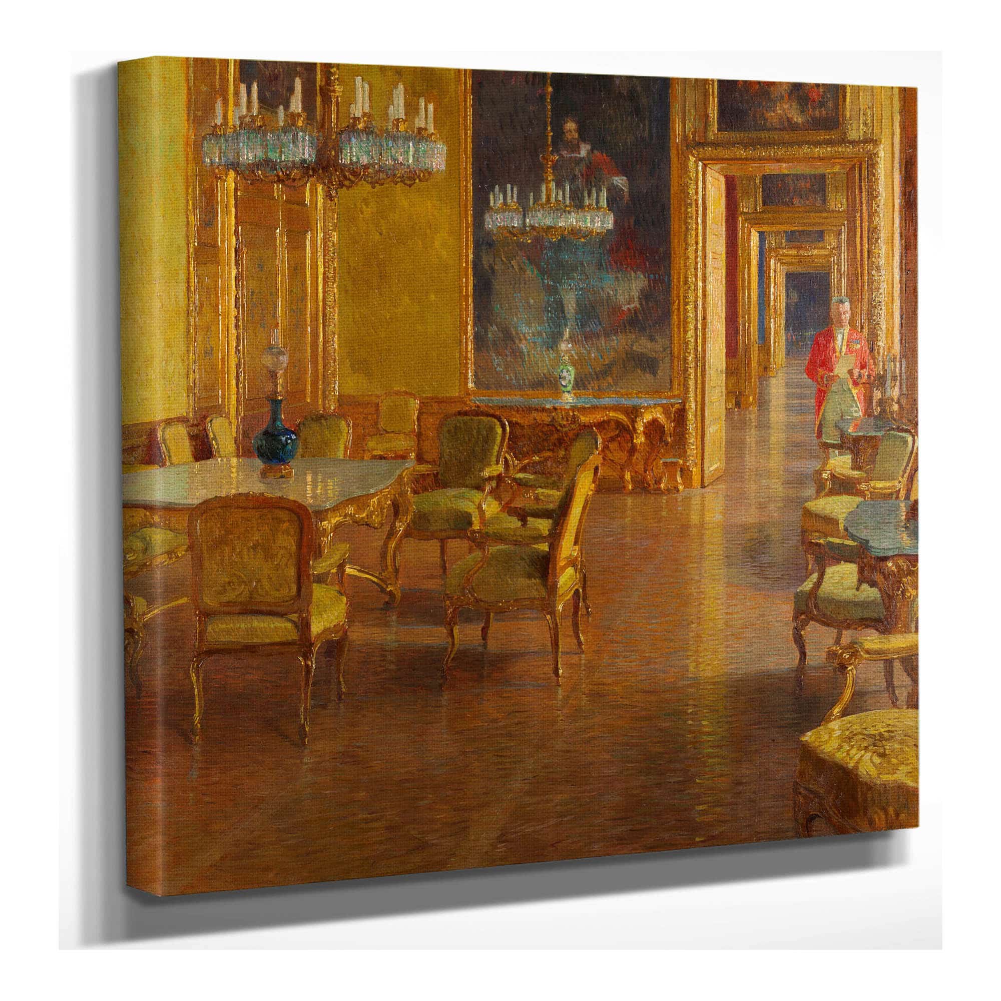 Interieur Im Winterpalais Des Prinzen Eugen Von Savoyen In Der Himmelpfortgasse by Carl Moll