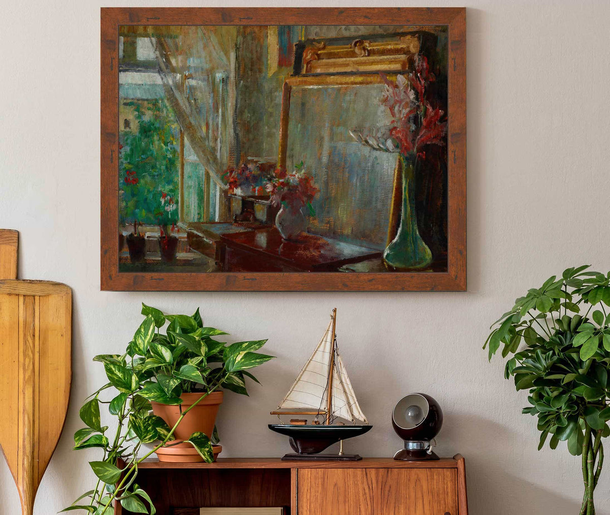 Interior Artists Studio In Krakow by Olga Boznanska