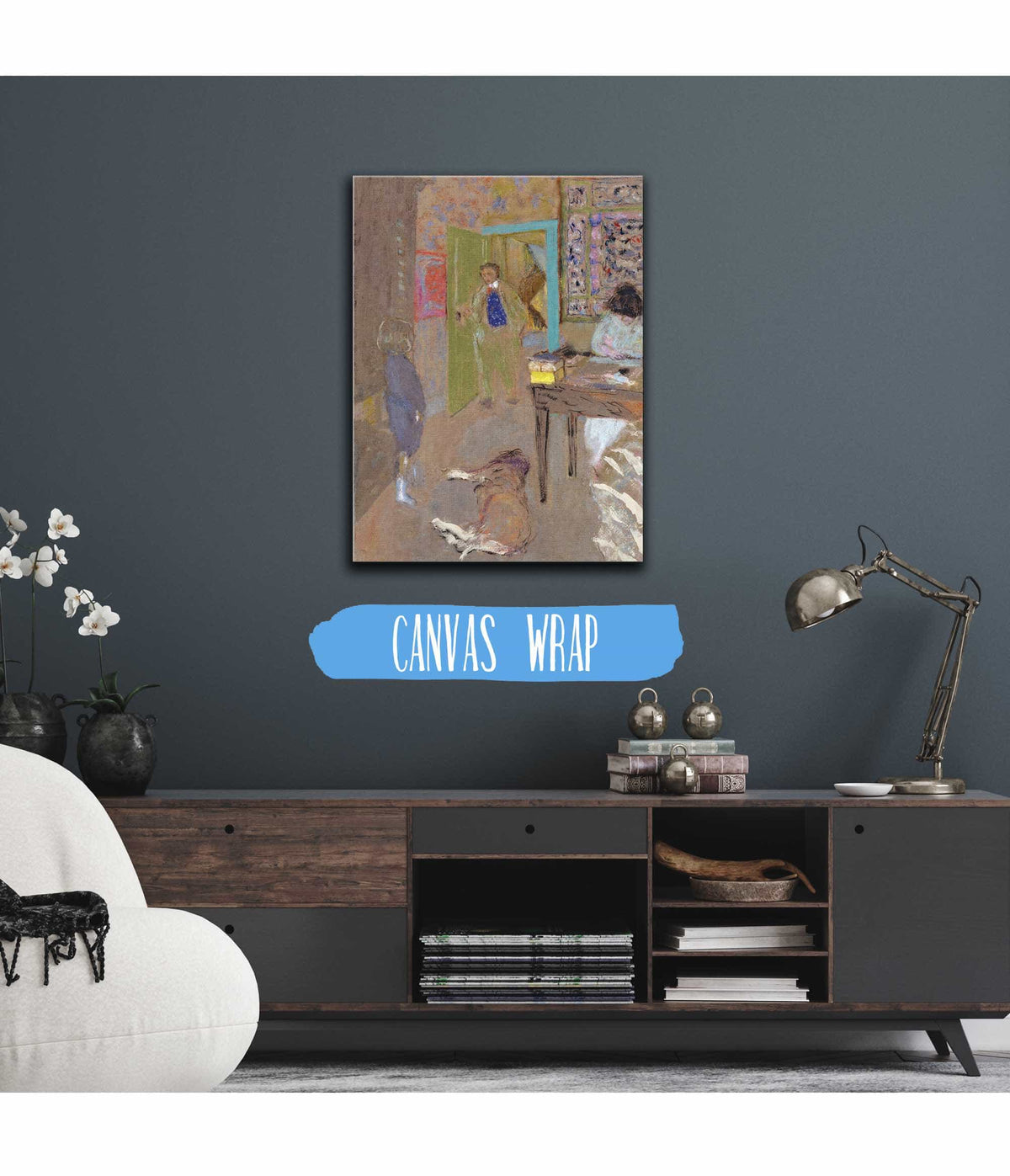 Interior At Saint Jacut by Edouard Vuillard