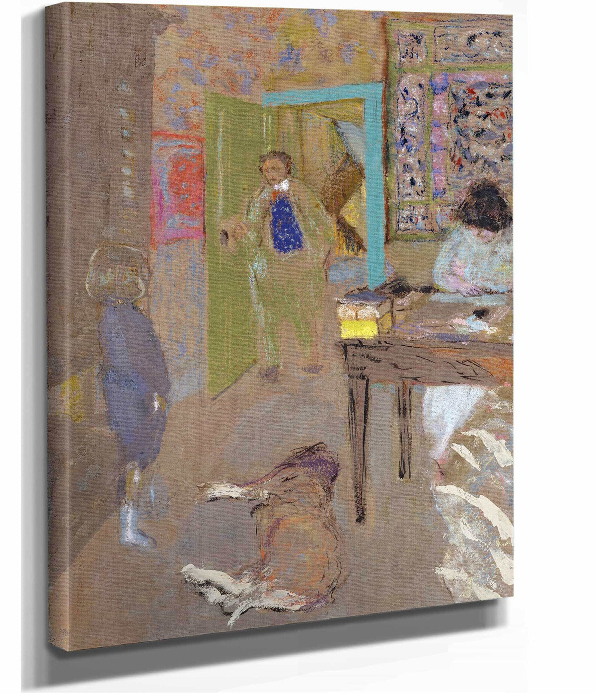 Interior At Saint Jacut by Edouard Vuillard