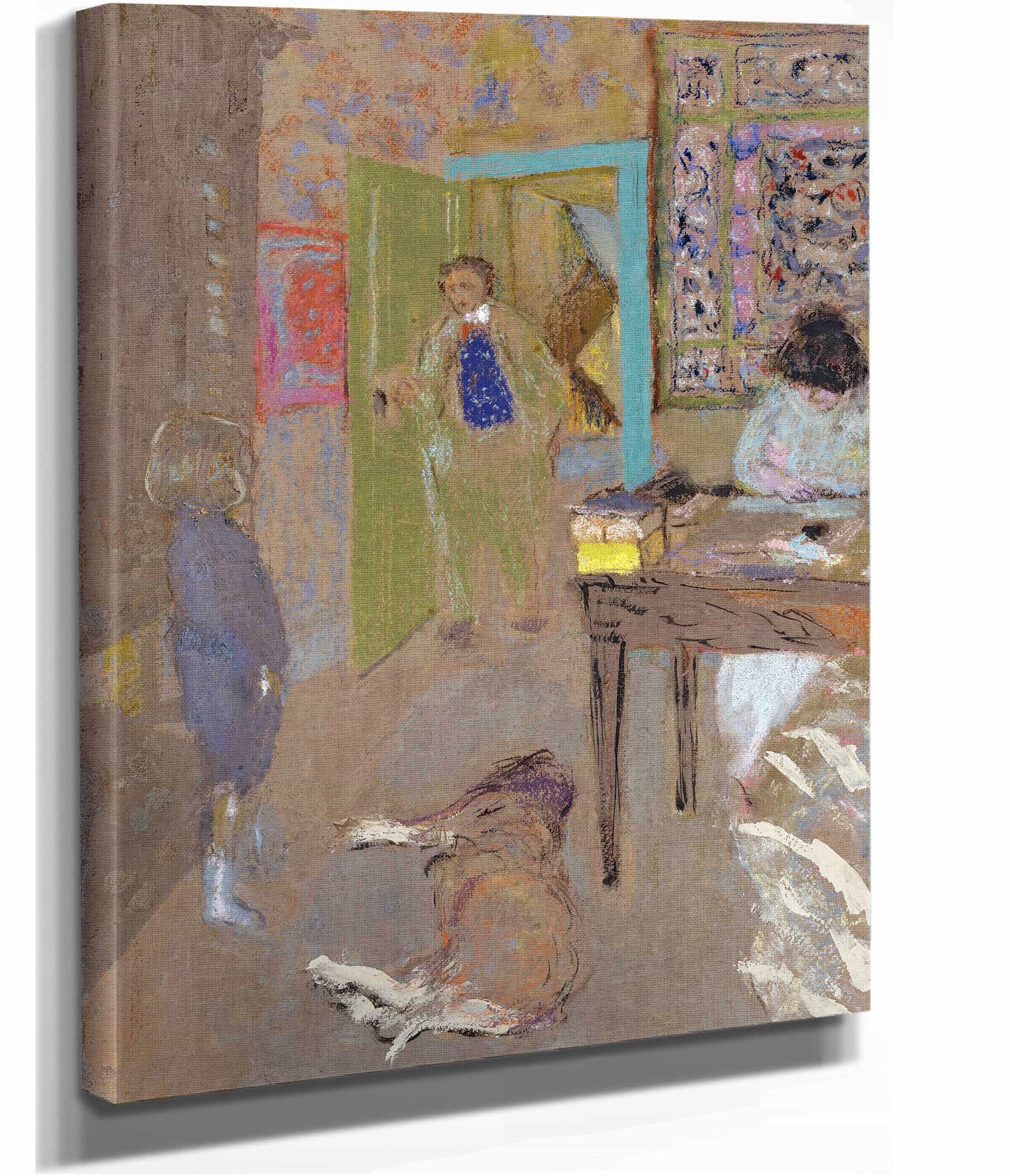 Interior At Saint Jacut by Edouard Vuillard