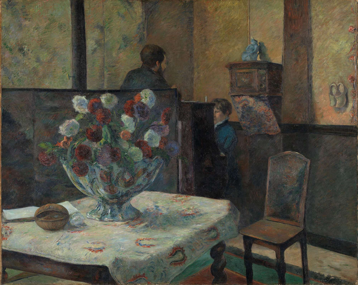 Interior by Paul Gauguin