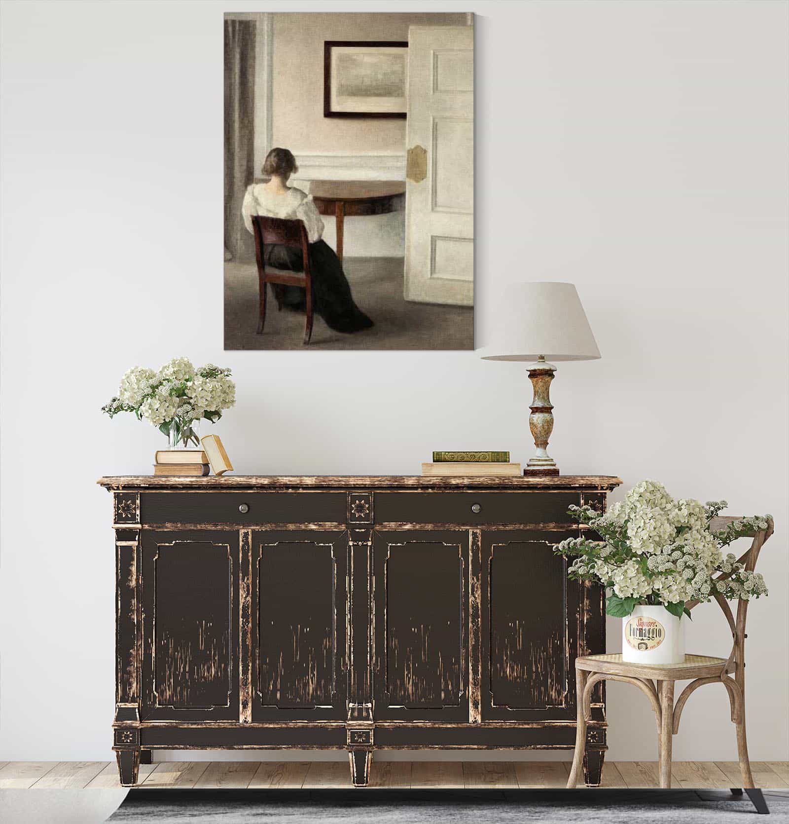 Interior by Vilhelm Hammershoi