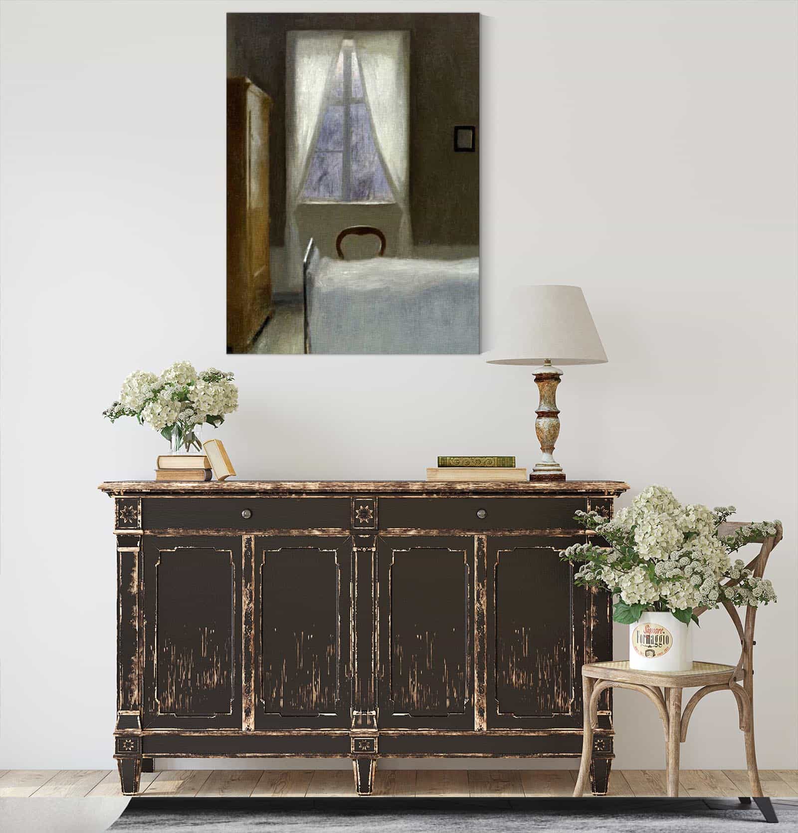 Interior by Vilhelm Hammershoi