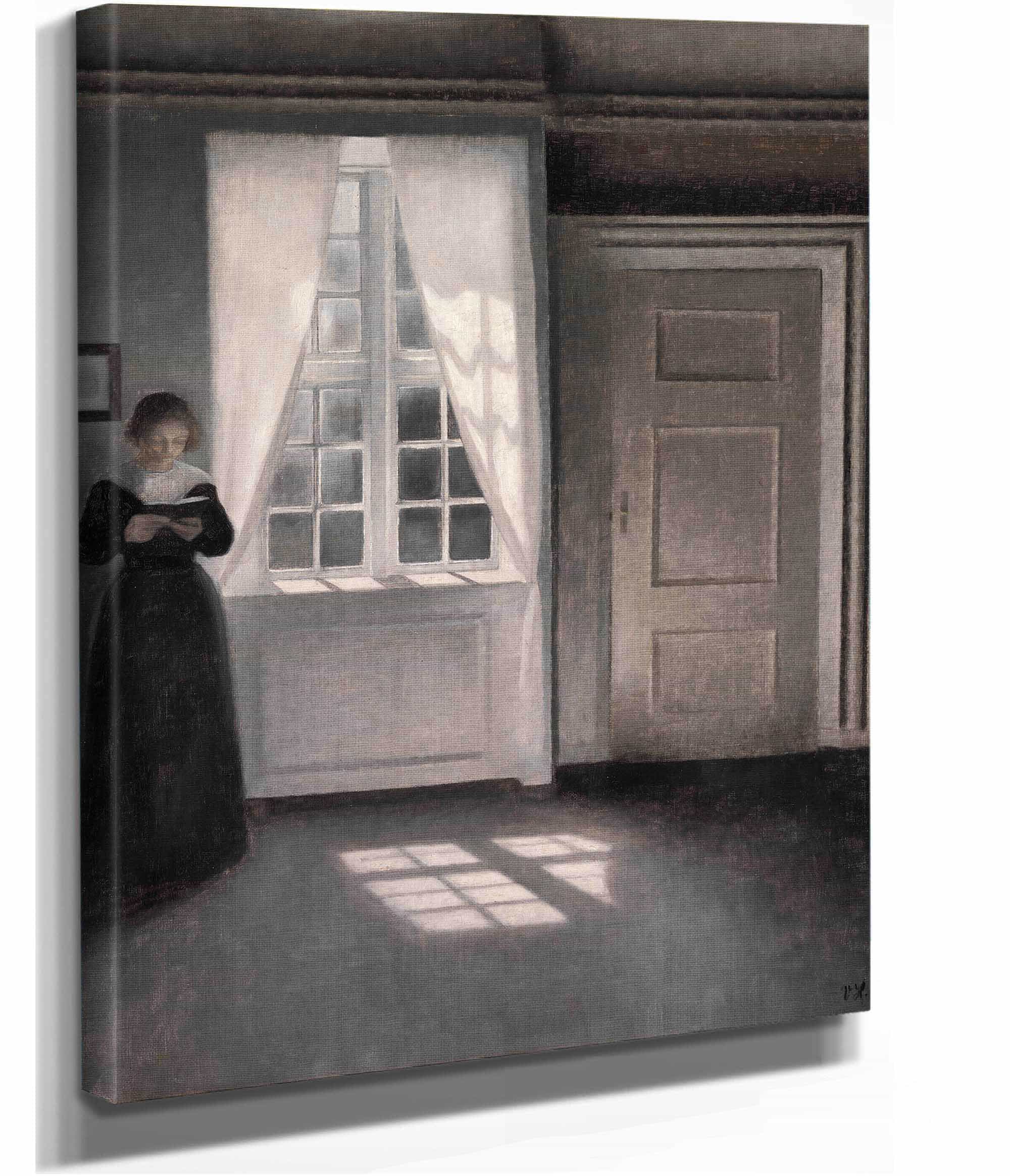 Interior Fra Strandgade by Vilhelm Hammershoi