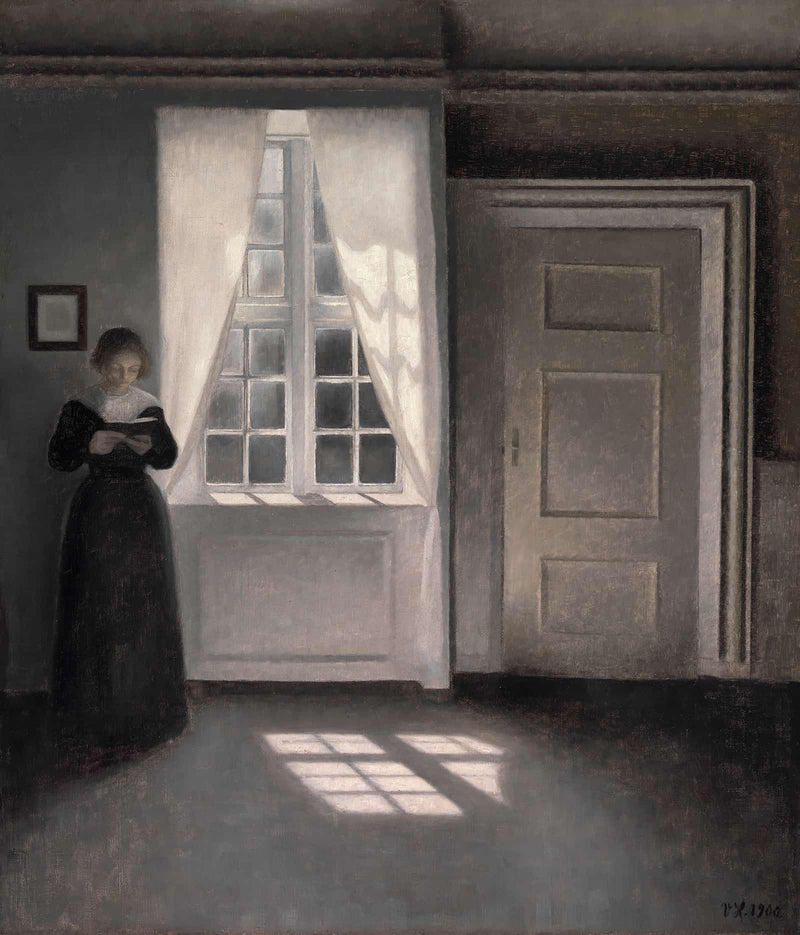 Interior Fra Strandgade by Vilhelm Hammershoi