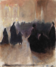 Interior Of A Church In Paris  by Magnus Enckell