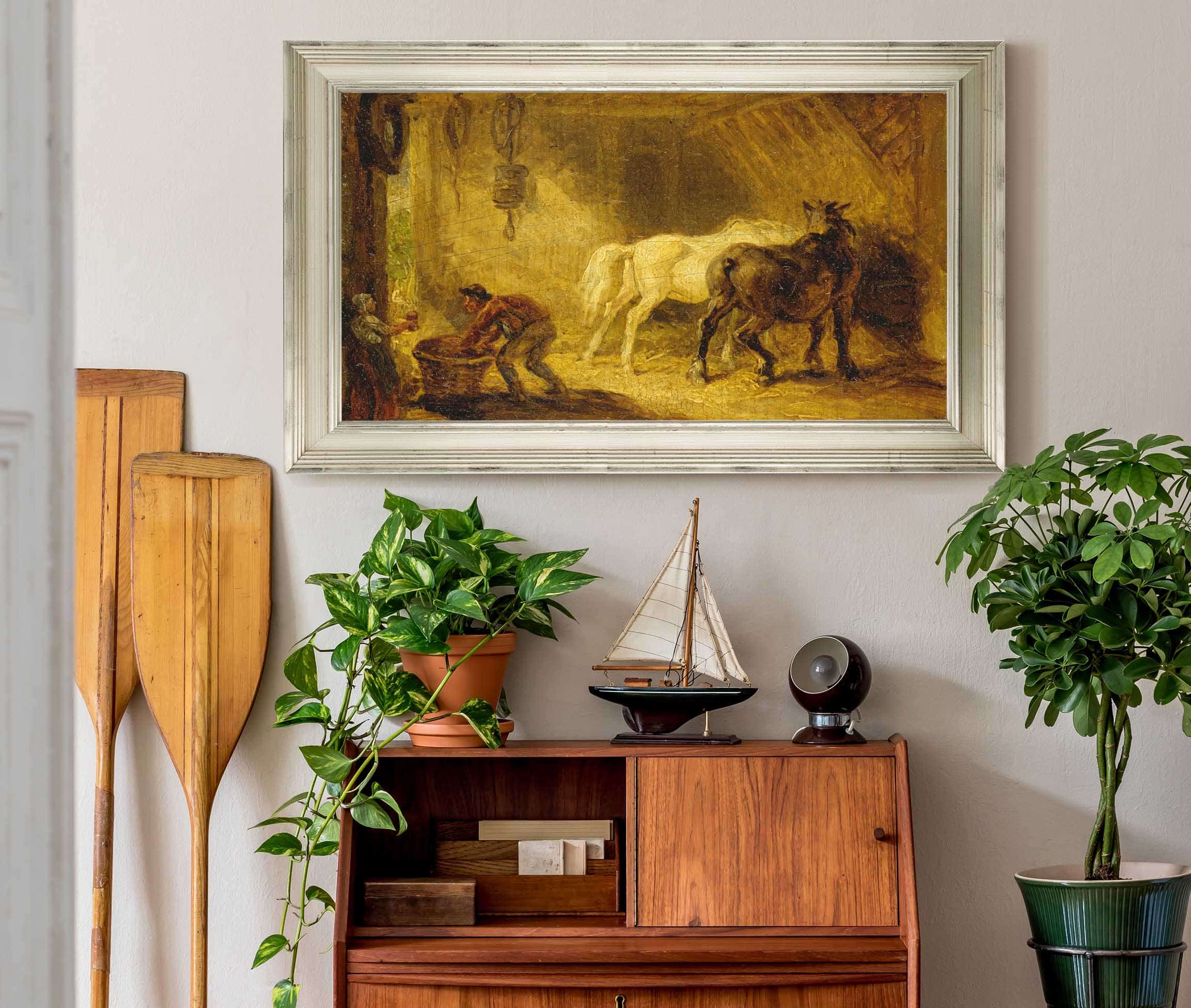 Interior Of A Stable by James Ward