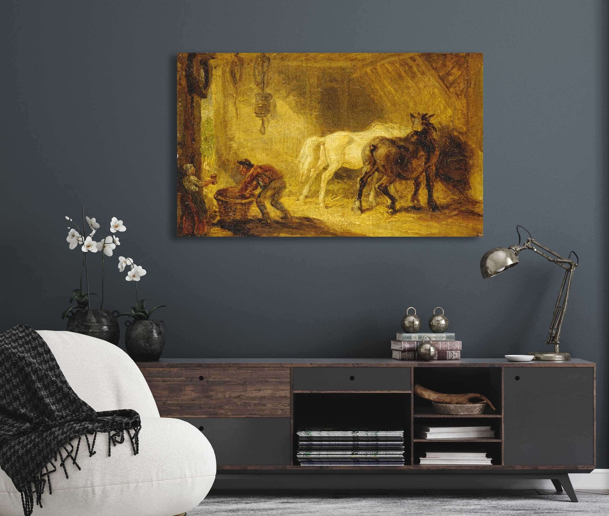 Interior Of A Stable by James Ward