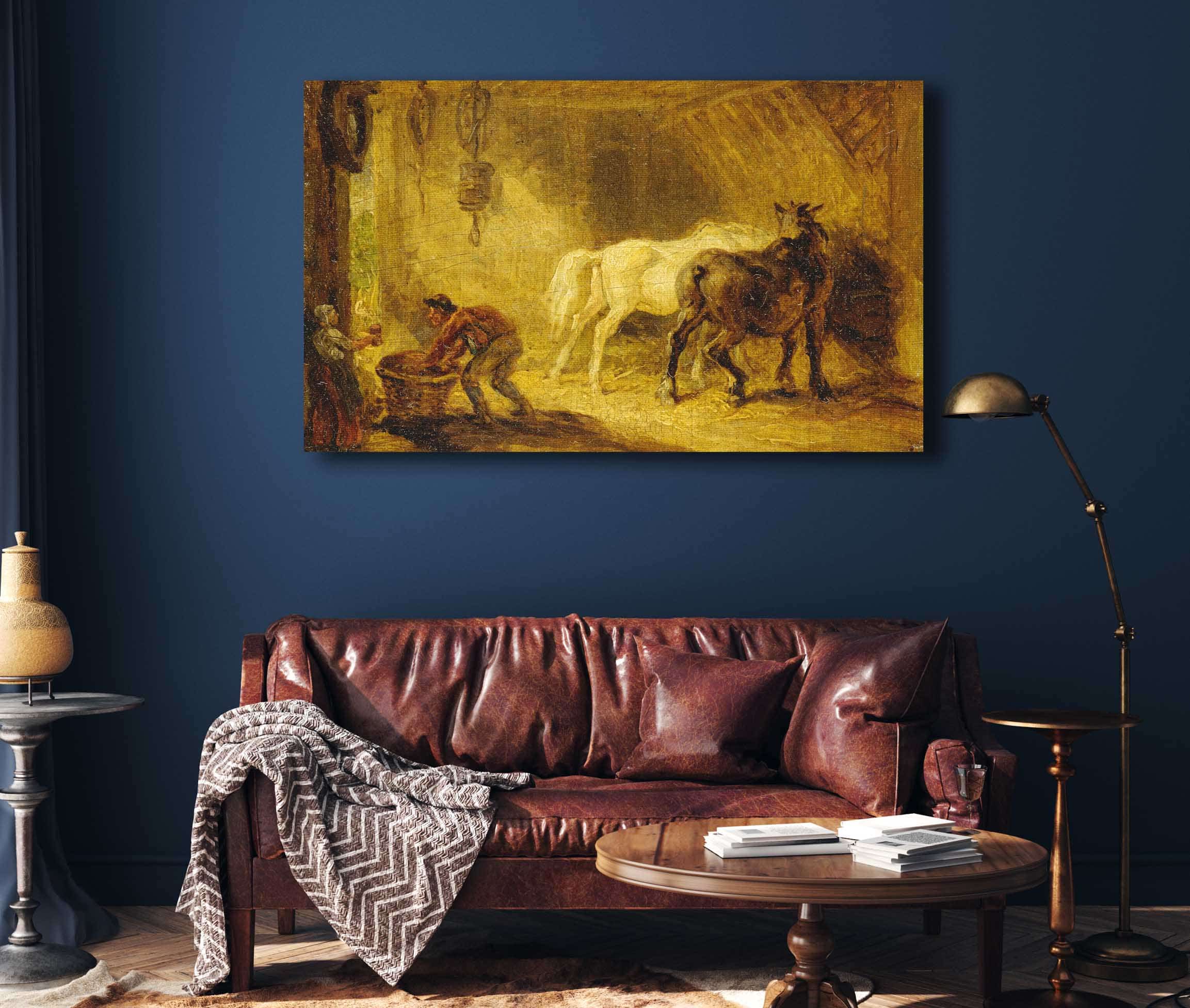 Interior Of A Stable by James Ward