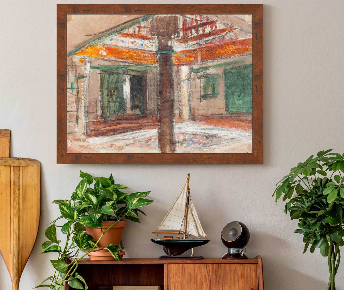 Interior Of An Exotic Palace by Hercules Brabazon Brabazon