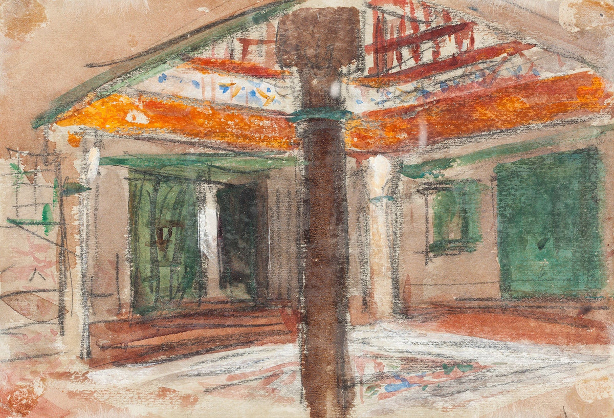 Interior Of An Exotic Palace by Hercules Brabazon Brabazon
