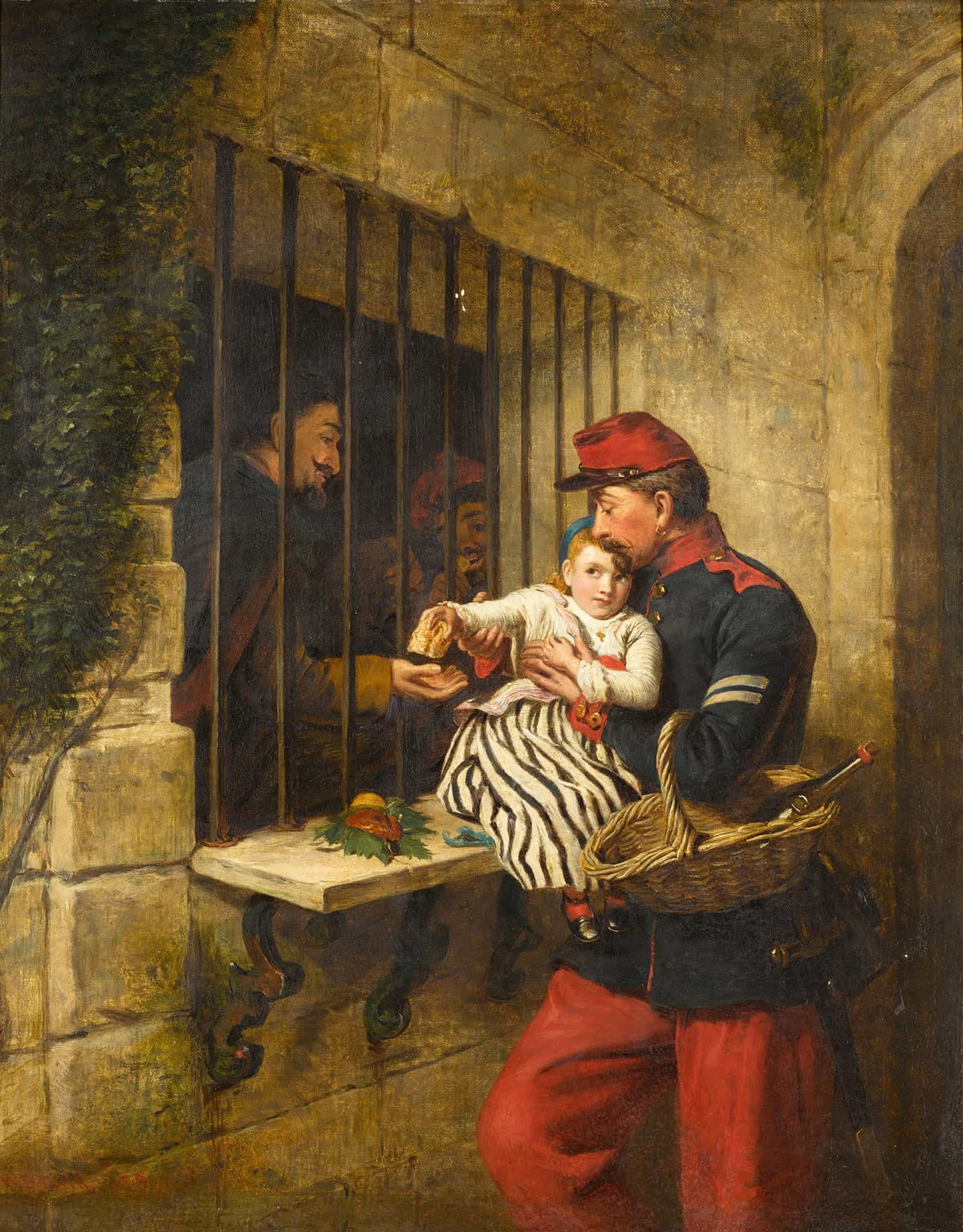 Interior Of Marseilles Prison A Scene From Little Dorrit by William Powell Frith