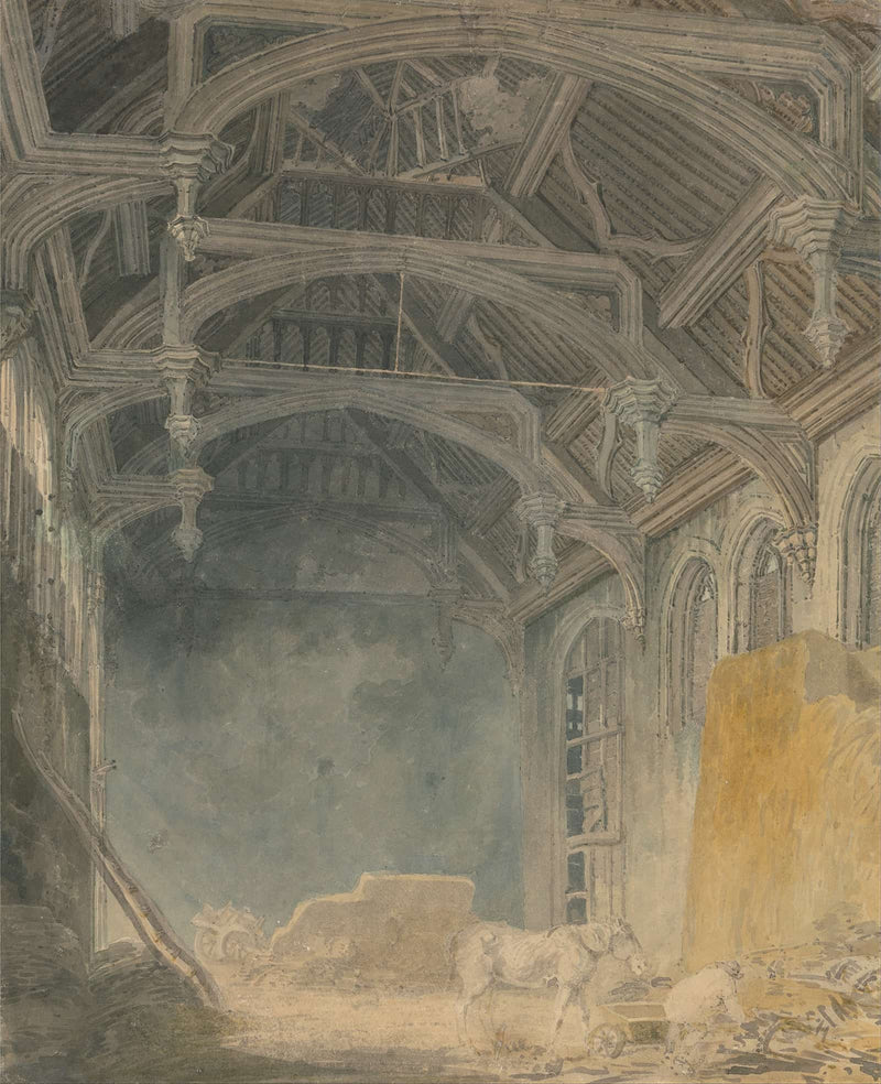 Interior Of St Johns Palace Eltham by Joseph Mallord William Turner