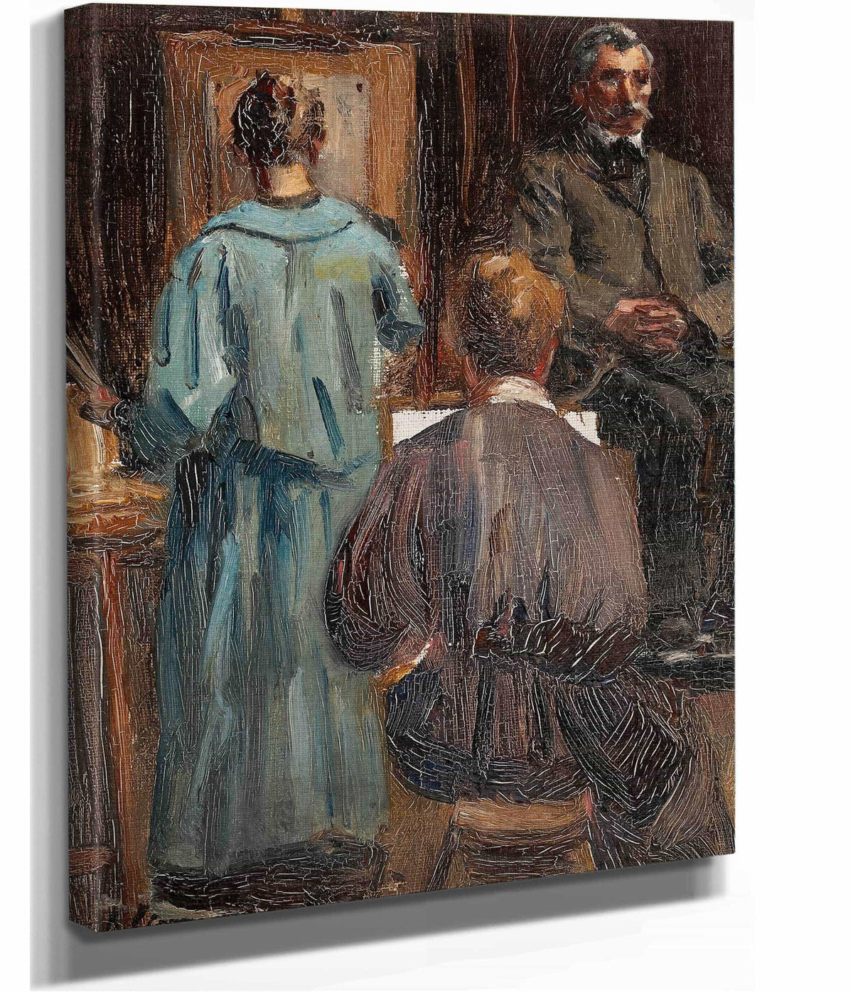 Interior Of The Artists Studio by Sir John Lavery